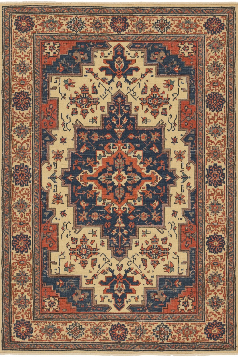 Generate an antique pattern for persian rug