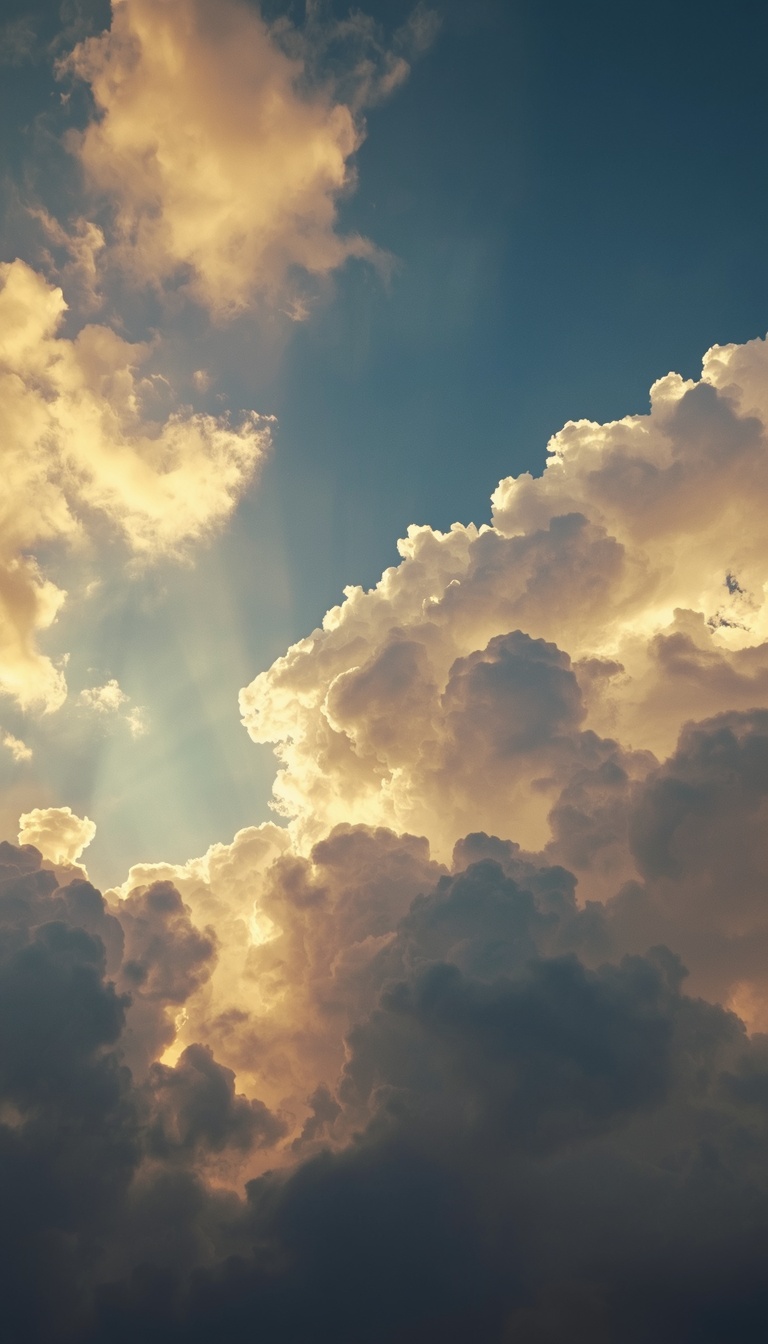 A cinematic photograph of the sky