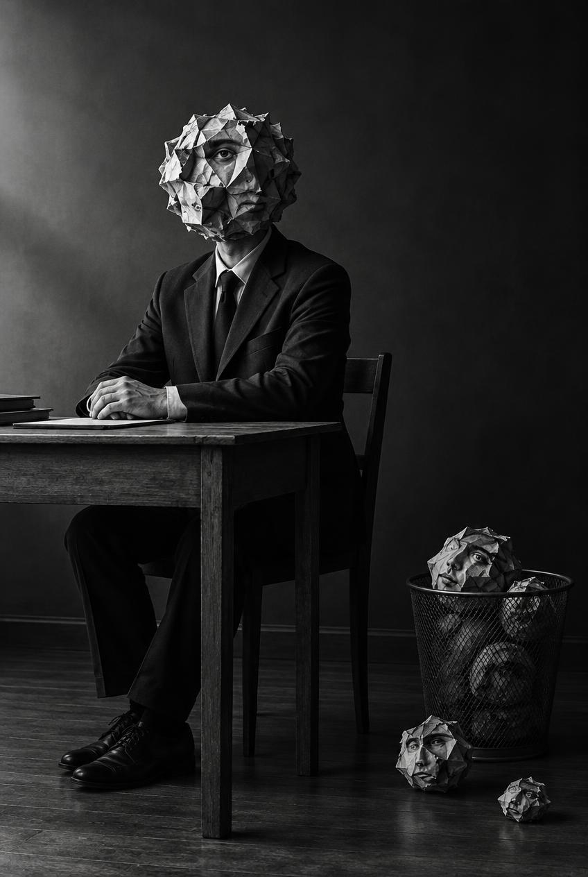 Black and white surreal photography