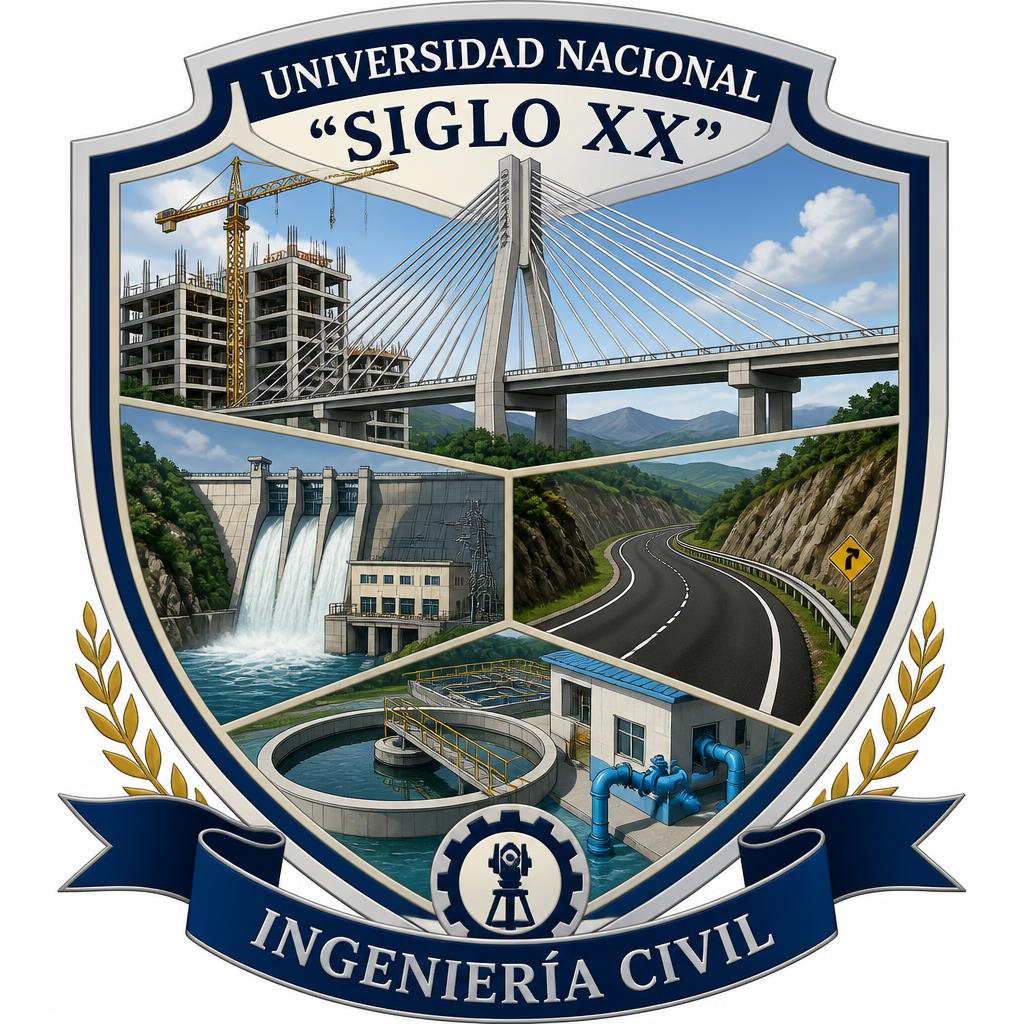 Quiero que hagas un escudo para una Carrera de Ingenier&iacute;a Civil de la Universidad&hellip;