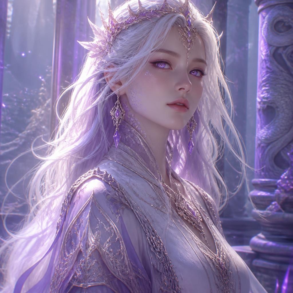 A young dragonkin woman with a mostly human appearance