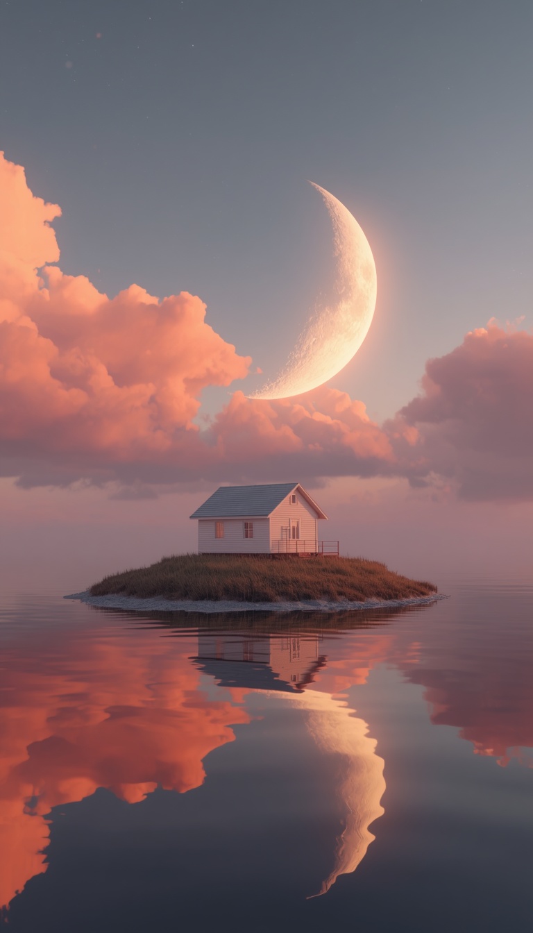 Surreal Dreamcore aesthetic