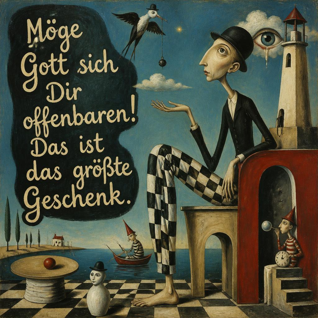 M&ouml;ge Gott sich Dir offenbaren! Das ist das gr&ouml;&szlig;te Geschenk