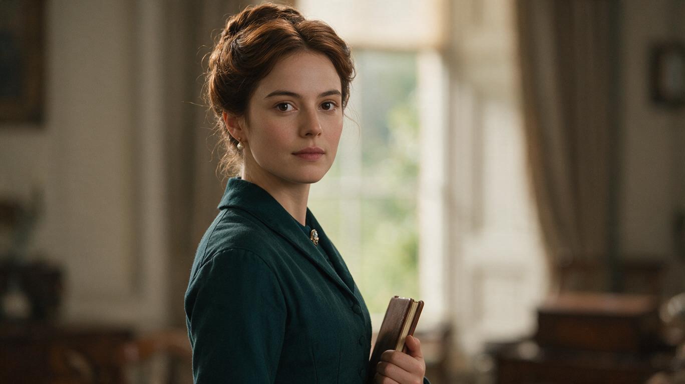A formal character portrait of an English woman in her mid-twenties &mdash; shot as&hellip;