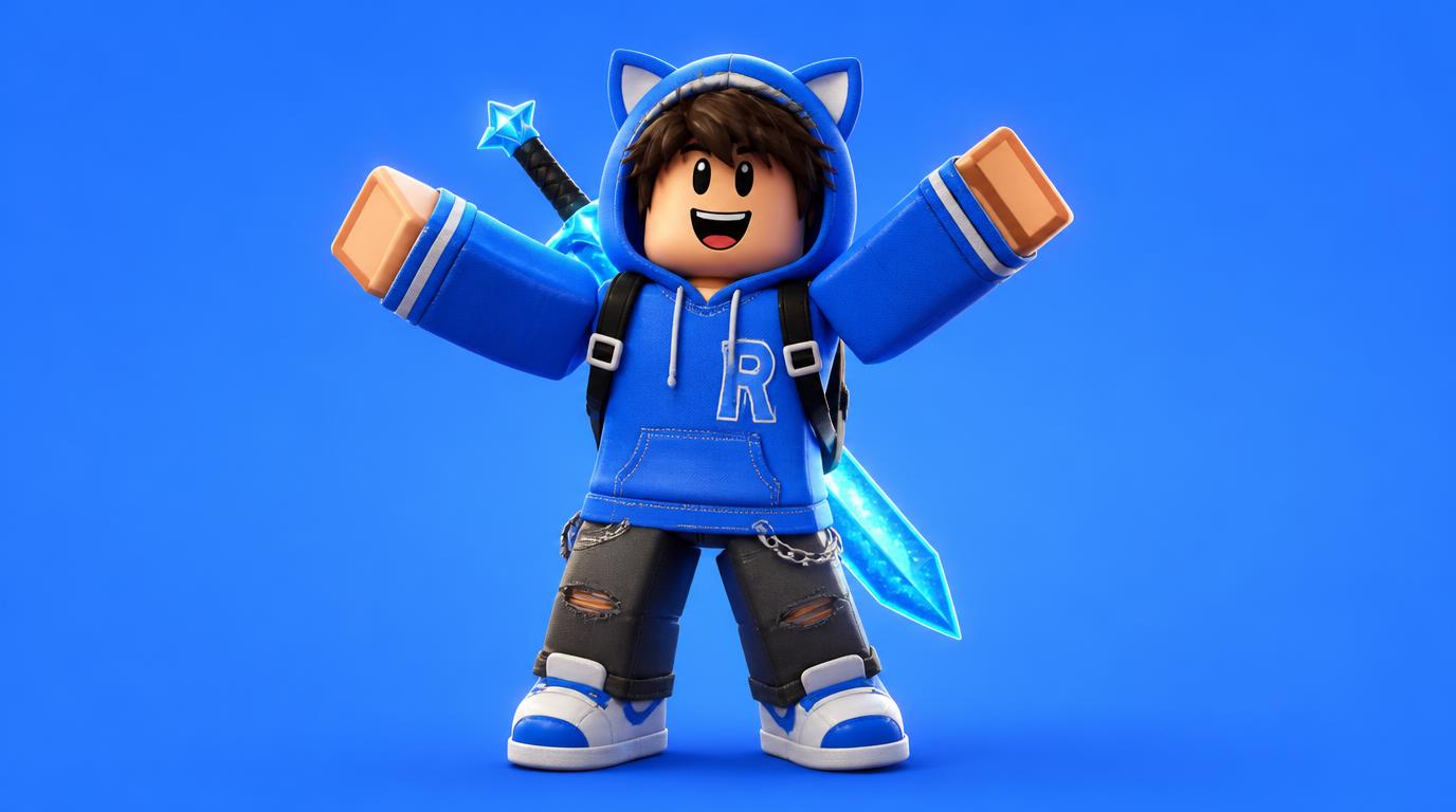 Анаглийский вариант: Roblox style game character
