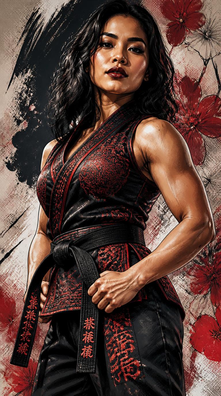 A masterpiece painterly art style that combines textured brush strokes and fine illustration techniques