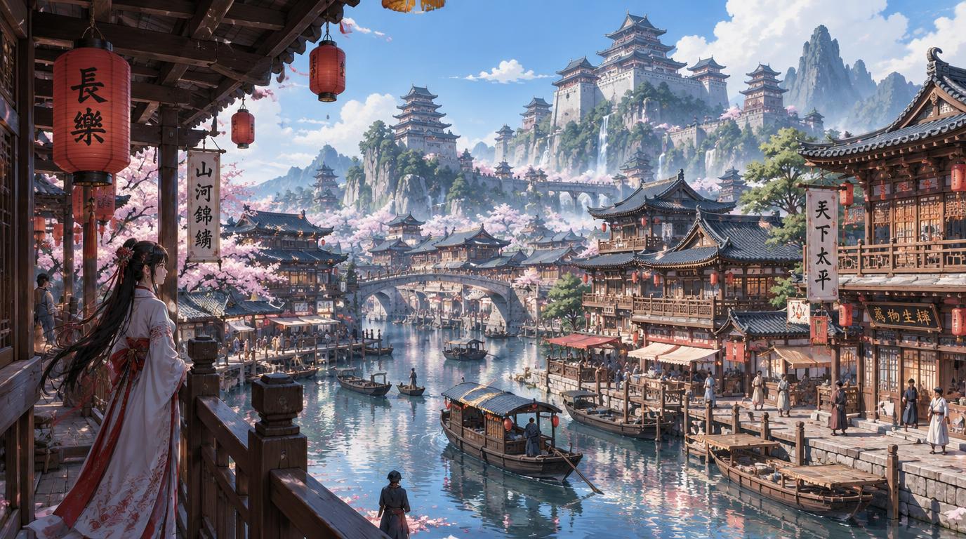 Create a Chinese anime